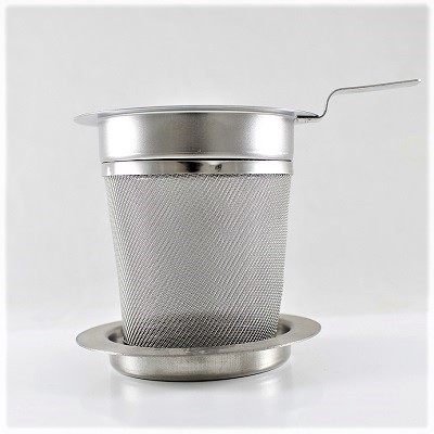 Stainless Tea Filter M 6cm with Tray
