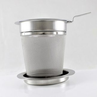 Stainless Tea Filter L 7cm with Tray